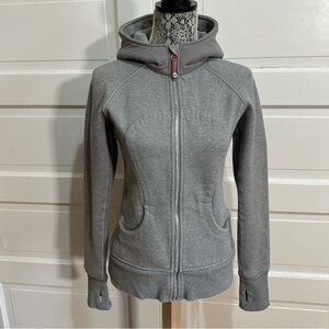 RARE Lululemon Scuba Hoodie II *Reflective 6 Heathered Speckled Grey